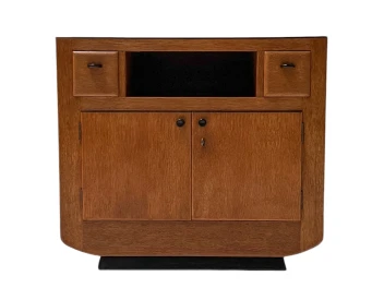 Art Deco Amsterdamse School Cabinet with Drawers by Piet Kramer, 1930s